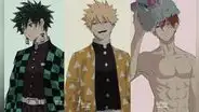My Hero Academia x Kimetsu no Yaiba: Midoriya y sus amigos convertidos en cazadores de demonios 