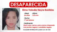 Buscan a joven que lleva tres días desaparecida