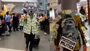 Hombre llega al aeropuerto disfrazado de rata y trata de ‘fugarse’ del Perú [VIDEO]