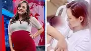 Carla Tello celebra el nacimiento de su hijo con tierna postal: “Te cuidaré por siempre”