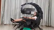 Cluvens IW-SK: la silla gamer con forma de escorpión que soporta hasta tres monitores [FOTOS] 