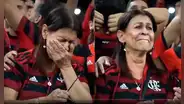 Hincha llora por clasificación del Flamengo a final de la Libertadores después de 35 años