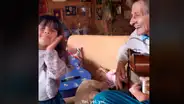 La cuarentena terminó: ‘Pacho’ se reencontró con nieta ‘Atenuski’ en conmovedor video