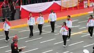Parada Militar: Gladys Tejeda y Cristhian Pacheco lideraron el batallón de medallistas de los Juegos Panamericanos [VIDEO]