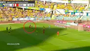 Perú vs Suecia: Jefferson Farfán falló clara ocasión de gol [VIDEO]