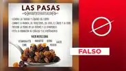 Gráfica contiene información falsa sobre los beneficios de las pasas