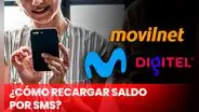 ¿Cómo recargar saldo por mensaje a Digitel, Movilnet y otros desde el Banco de Venezuela?