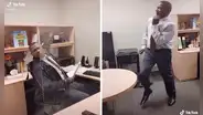 Trabajador sorprende a miles con su gran talento para bailar al ritmo de rap [VIDEO]