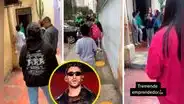 Niño hizo negocio al alquilar su baño a 2 soles para los fans en las previas del show de Bad Bunny