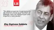 ¿Qué hacemos para bajar el actual tono político?, por Eloy Espinosa Saldaña