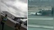 Reportan 2 bomberos fallecidos tras colisión de avión en aeropuerto Jorge Chávez