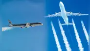 ¿Por qué motivo los aviones dejan estelas blancas en el cielo?