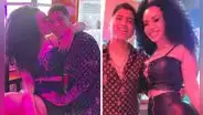 Mirella Paz y John Kelvin son captados muy cariñosos en celebración de la salsera