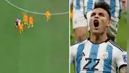 ¡Lo que no viste por TV! Neerlandeses hostigaron a Lautaro previo a penal de la clasificación