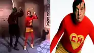 Facebook Viral: Personas se sorprendieron tras ver a "chapulin colorado" improvisando baile en fiesta patronal [VIDEO] 