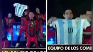 Facundo González sacó la camiseta de Lionel Messi durante la final de “Esto es guerra”