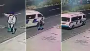 En Facebook, pasajero intentó subir a una combi, pero desapareció en medio de la pista [VIDEO]