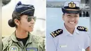 Melanie y Greta, las espadas de honor de la FAP y la Marina de Guerra