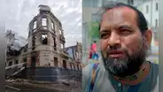 “El gas lacrimógeno no nos permitió apagar el fuego”, asegura el dueño del edificio incendiado