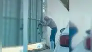 Anciano va todos los días a una casa abandonada para darle agua y comida a un gato [VIDEO]