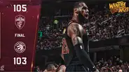 Cavaliers derrotó 105-103 a Raptors y están a un paso de la final en la Conferencia Este de la NBA
