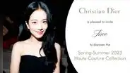 Jisoo de BLACKPINK en Dior Couture Show: fotos y videos desde el desfile en París