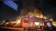 Fuego arrasó 160 puestos del mercado Santa Rosa en el Rímac