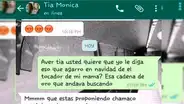 WhatsApp: se percató que su tía le rola y le hace "propuesta indecente" por su silencio
