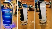 Pollería limeña implementa al robot mesero y los clientes quedan encantados con su atención
