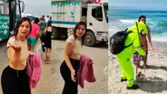 Venezolana visita Punta Hermosa y se sorprende al ver lo limpia que está la playa
