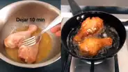 Mujer se vuelve famosa en TikTok al enseñar una fácil receta para cocinar broaster como KFC [VIDEO]