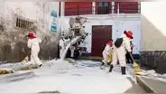 OMS advierte que rociar las calles con desinfectantes es peligroso y poco eficaz
