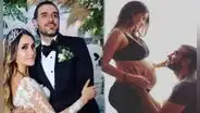 Dulce María celebra aniversario de bodas con foto de su embarazo 