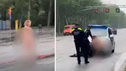Mujer pasea desnuda por calles de España en plena cuarentena por COVID-19 [VIDEO]