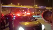 Balacera en Vía Expresa: 1 delincuente muerto y 1 policía herido dejó persecución tras robo
