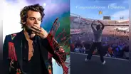 Harry Styles celebra eufóricamente que Argentina ganó ante Australia horas antes del concierto