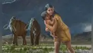 Huellas fósiles revelan la travesía de una mujer y un niño hace 13.000 años