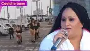 Paloma de la Guaracha graba video musical en plena vía pública sin respetar distanciamiento social