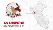 Sismo 4.2 de magnitud remeció Trujillo esta madrugada
