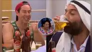‘Jeque árabe’ de “AFHS” bebió con Tito y se expuso: “¡Qué rica chela, por mi madre!”