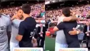  Lionel Messi y el extenso abrazo con Tévez para dejar atrás la enemistad [VIDEO]