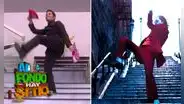 “AFHS” copia a “Joker”: Hiro celebra que Macarena está soltera con baile en escaleras