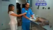 Rescatan a perrito de incendio en Mercado de Flores y piden ayuda