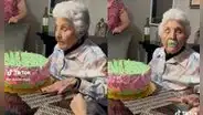 Joven le hace la broma de la torta en la cara a su abuela y ella le responde: “Estás desheredada”