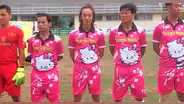 Facebook Viral: Equipo de fútbol utilizó uniforme de Hello Kitty