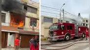 Pueblo Libre: incendio en vivienda deja a 2 adultos mayores heridos