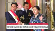 Heidy Juárez, congresista de Podemos Perú, jura como nueva ministra de la Mujer