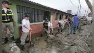 Huaico sobre Chosica afectó por unos minutos tramo de la C. Central