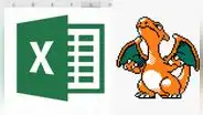 Artista recrea a los pokémones de primera generación con Excel