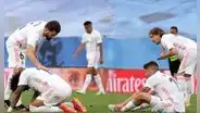 Reacción del elenco de Real Madrid por no lograr el título de LaLiga